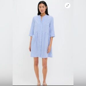 Tuckernuck Blue Stripe Royal Shirt Dress